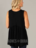 Agnes & Dora™ Muse Tank Black