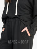 Agnes & Dora™ Lounge Crop Black