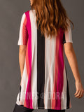 Agnes & Dora™ Swing Tunic Autumn Stripe