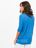 Agnes & Dora™ Dolman Tunic Azure