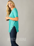 Agnes & Dora™ Side Button Top Seafoam