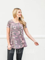 Agnes & Dora™ Everyday Tee Pink Camo