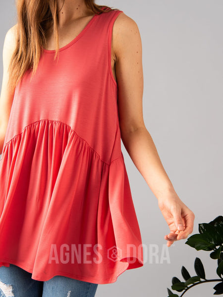 Agnes & Dora™ Sleeveless Muse Coral