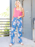 Agnes & Dora™ Sunrise Pant Denim/Marsala Floral