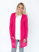 Agnes & Dora™ Favorite Cardi Bright Rose