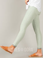 Agnes & Dora™ Knit Jeggings in Bleached Denim (reenforced elastic waistband)