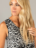 Agnes & Dora™ Muse Tank Grey Leopard