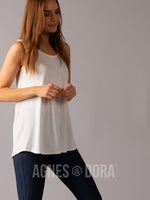 Agnes & Dora™ Essential Tank Scoop Neck Ivory