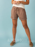 Agnes & Dora™ Go-To Shorts Brown Stone