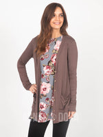 Agnes & Dora™ Favorite Cardigan New Brown