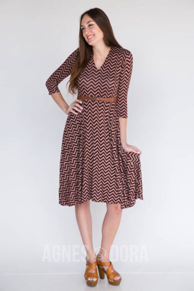 Agnes & Dora™ Essential Midi Dress Pecking Order