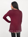 Agnes & Dora™ Favorite Cardigan Burgundy