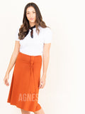 Agnes & Dora™ Side Sash Skirt Sienna