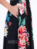 Agnes & Dora™ Essential Maxi Dress Vintage Bloom in Black