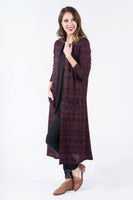 Agnes & Dora™ Duster In Heritage Fair Isle Ruby