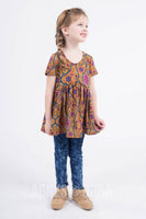 Agnes & Dora™ Kid Muse Top Flourish and Fanfare Gold Berry