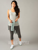 Agnes & Dora™ Legging Crop Steel Grey