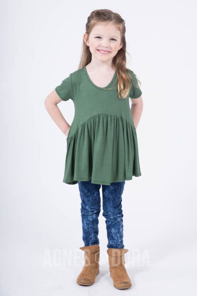 Agnes & Dora™ Kid Muse Top Olive