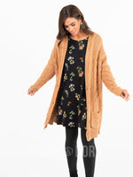 Agnes & Dora™ Boyfriend Cardigan Camel