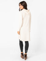 Agnes & Dora™ Effortless Hooded Dress Heathered Oatmeal