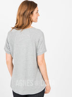 Agnes & Dora™ Love Top Heather Grey