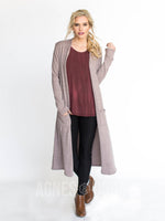 Agnes & Dora™ Duster Dark Mauve