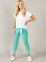 Agnes & Dora™ Knit Jeggings Turquoise  (reenforced elastic waistband)