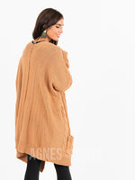 Agnes & Dora™ Boyfriend Cardigan Camel