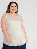 Agnes & Dora™ Essential Tank Heather Oatmeal