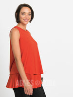 Agnes & Dora™ Tiered Tunic Nectarine