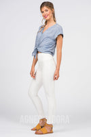 Agnes & Dora™ Knit Jegging White