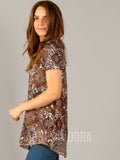 Agnes & Dora™ Everyday Tee Brown Boho