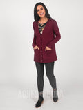 Agnes & Dora™ Favorite Cardigan Burgundy