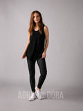 Agnes & Dora™ Essential Tank Scoop Neck Black