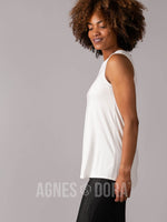 Agnes & Dora™ Essential Tank V-Neck Ivory