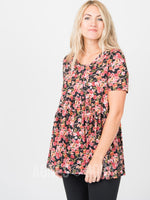 Agnes & Dora™ Muse Top Black Floral