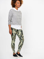 Agnes & Dora™ Knit Jeggings Olive Camo (reenforced elastic waistband)