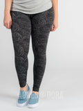 Agnes & Dora™ Leggings Textured Circle