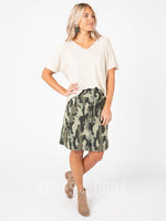 Agnes & Dora™ Snap Front Skirt Camo