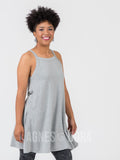 Agnes & Dora™ Keyhole Tunic Heather Gray