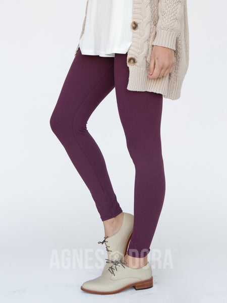 Agnes & Dora™ Leggings Deep Plum