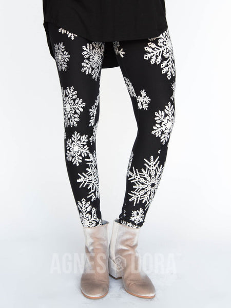 Agnes & Dora™ Leggings Let it Snow Black