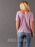 Agnes & Dora™ Canyon Top Lavender Stripe