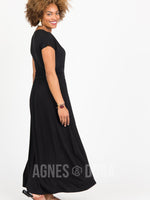 Agnes & Dora™ Crossover Maxi Dress Black