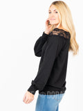 Agnes & Dora™ Off the Shoulder Lace Top Black