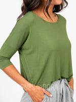 Agnes & Dora™ Dolman Tunic Leaf