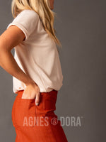 Agnes & Dora™ Wide Leg Crop Pant Sienna