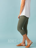 Agnes & Dora™ Legging Crop Dark Sage