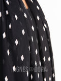 Agnes & Dora™ Everyday Scarf Diamond Dots - Vintage Black