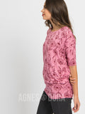 Agnes & Dora™ Dolman Tunic Floral Stripe